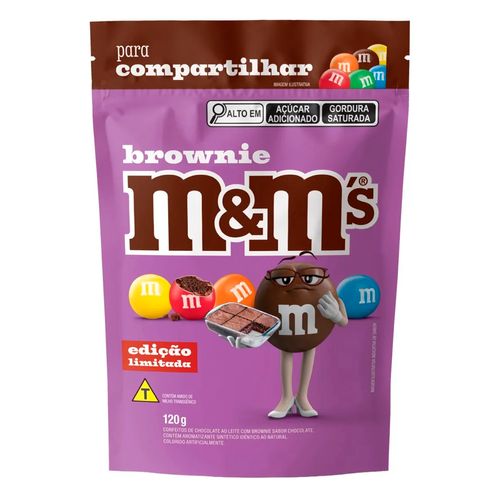 Chocolate ao Leite M-Ms Sabor Brownie 120g - Mars-1-